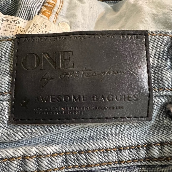 One Teaspoon Awesome Baggies Medium Rise Relaxed Legs Size 30 - Picture 6 of 13